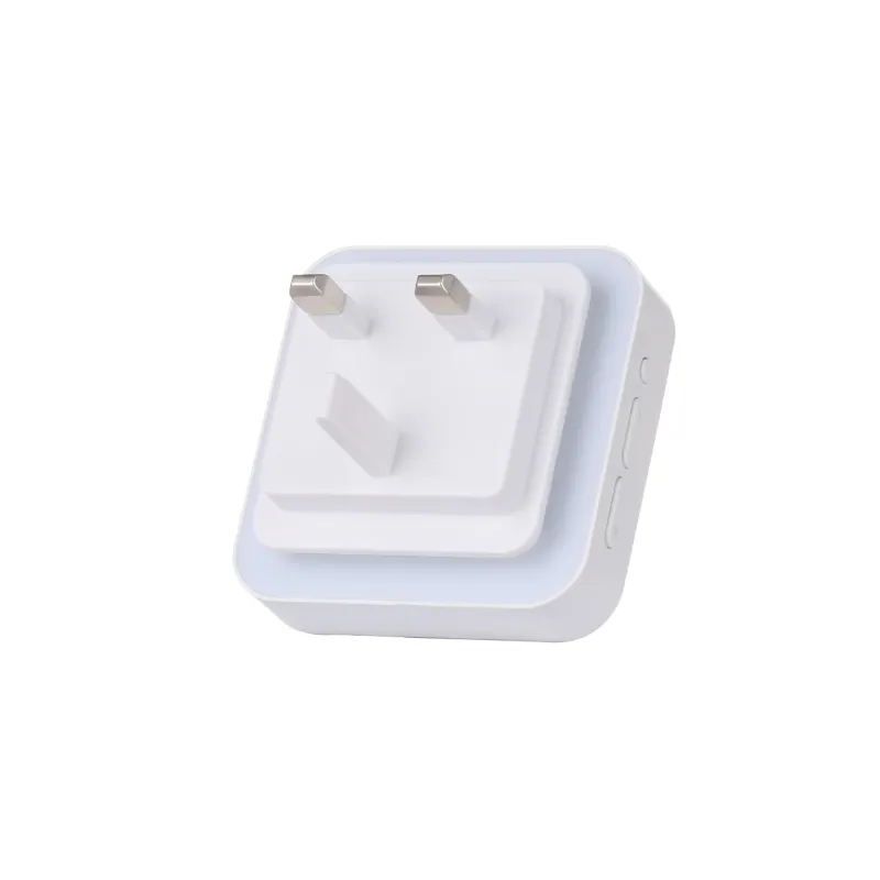 Fișă UK-Plug 16 becuri cu senzor pătrat pentru lumină de noapte